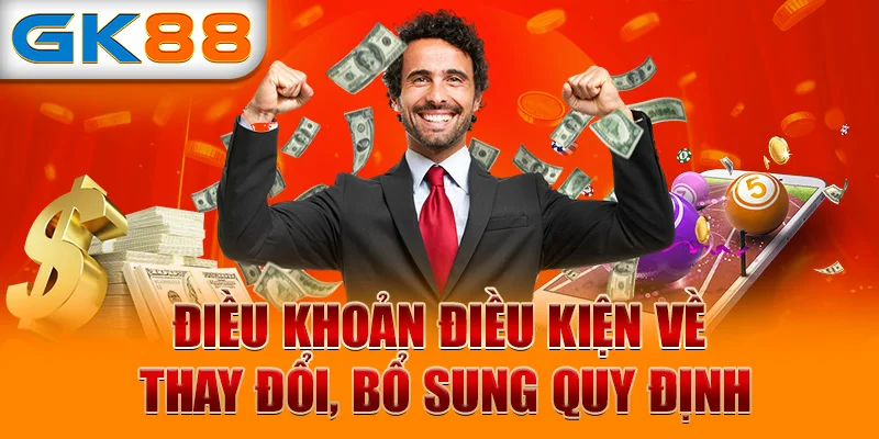 Điều khoản điều kiện về thay đổi, bổ sung quy định